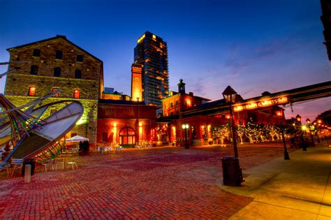 the distillery district toronto.